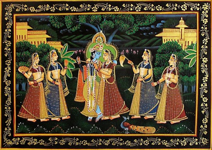 Where Did The Miniature Paintings Of Indian Heritage Develop 