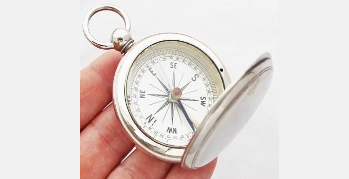 pocket compass watch